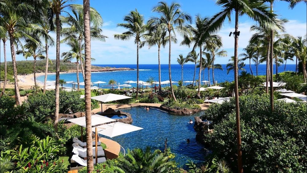 Feast your eyes in the evergreen beauty of Four Seasons Resort in Lanai, Hawaii.