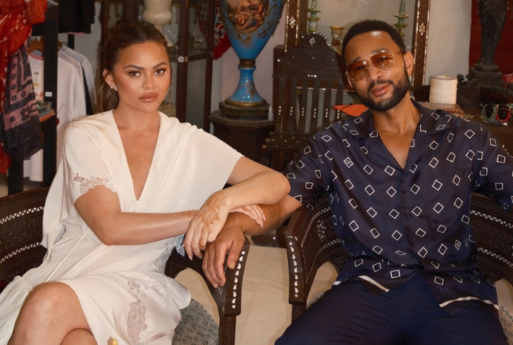 Chrissy Teigen and John Legend together